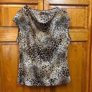 Chico's Leopard Print Blouse